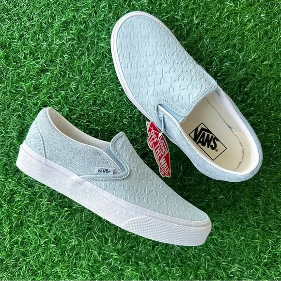 Vans Classic Slip On Houndstooth Embossed Suede - Picture 7 of 8